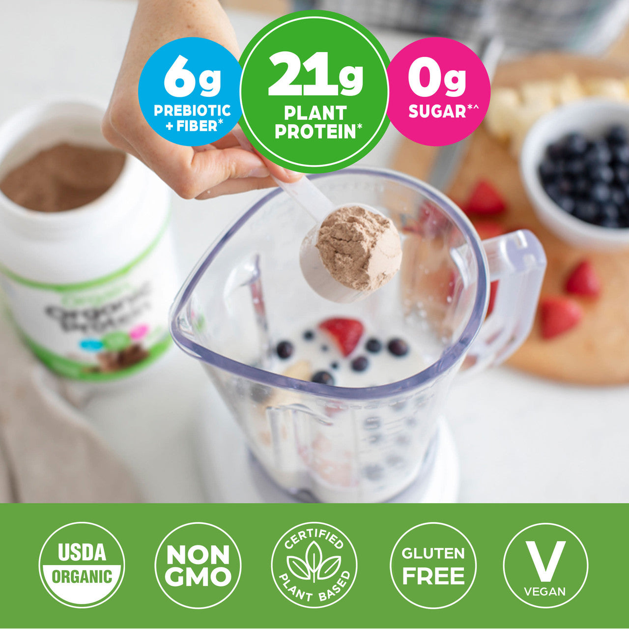 Orgain Plant Based Creamy Chocolate Fudge