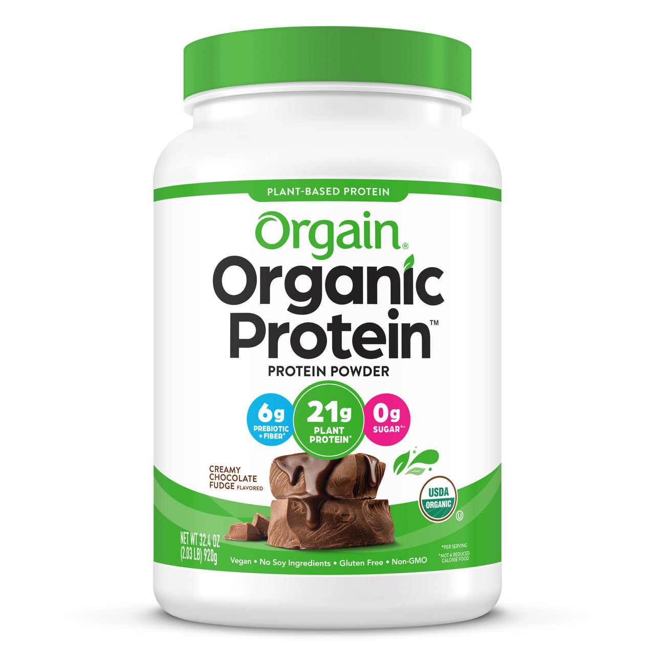 Orgain Plant Based Creamy Chocolate Fudge