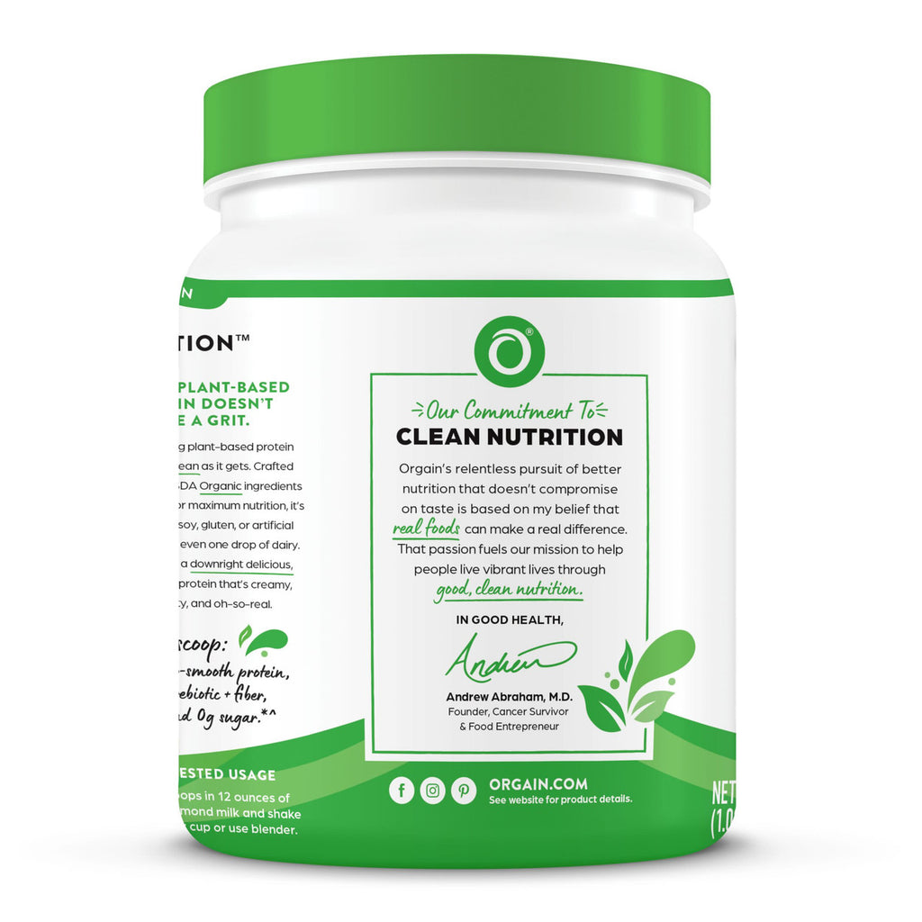 Orgain Organic Plant Based Protein Powder