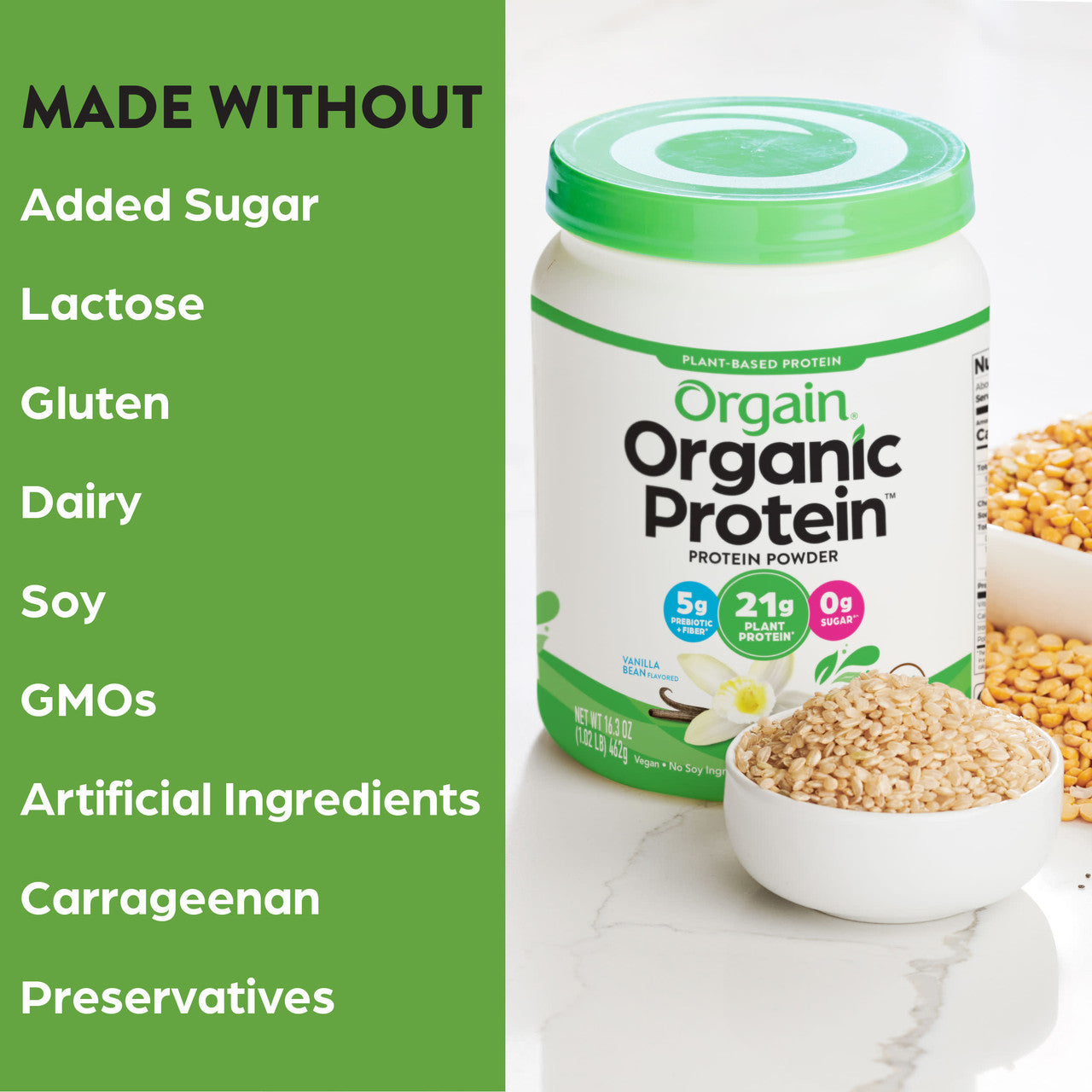 Orgain Organic Plant Based Protein Powder
