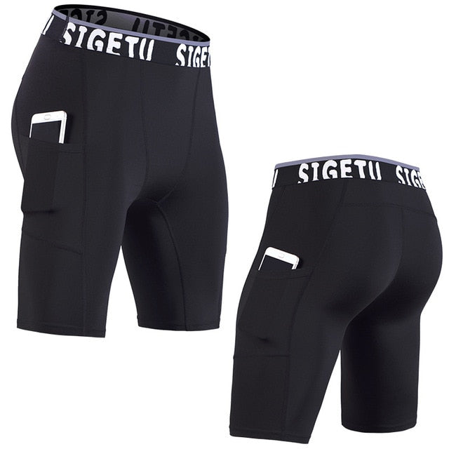 High Elastic Gym Running Shorts