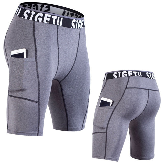 High Elastic Gym Running Shorts
