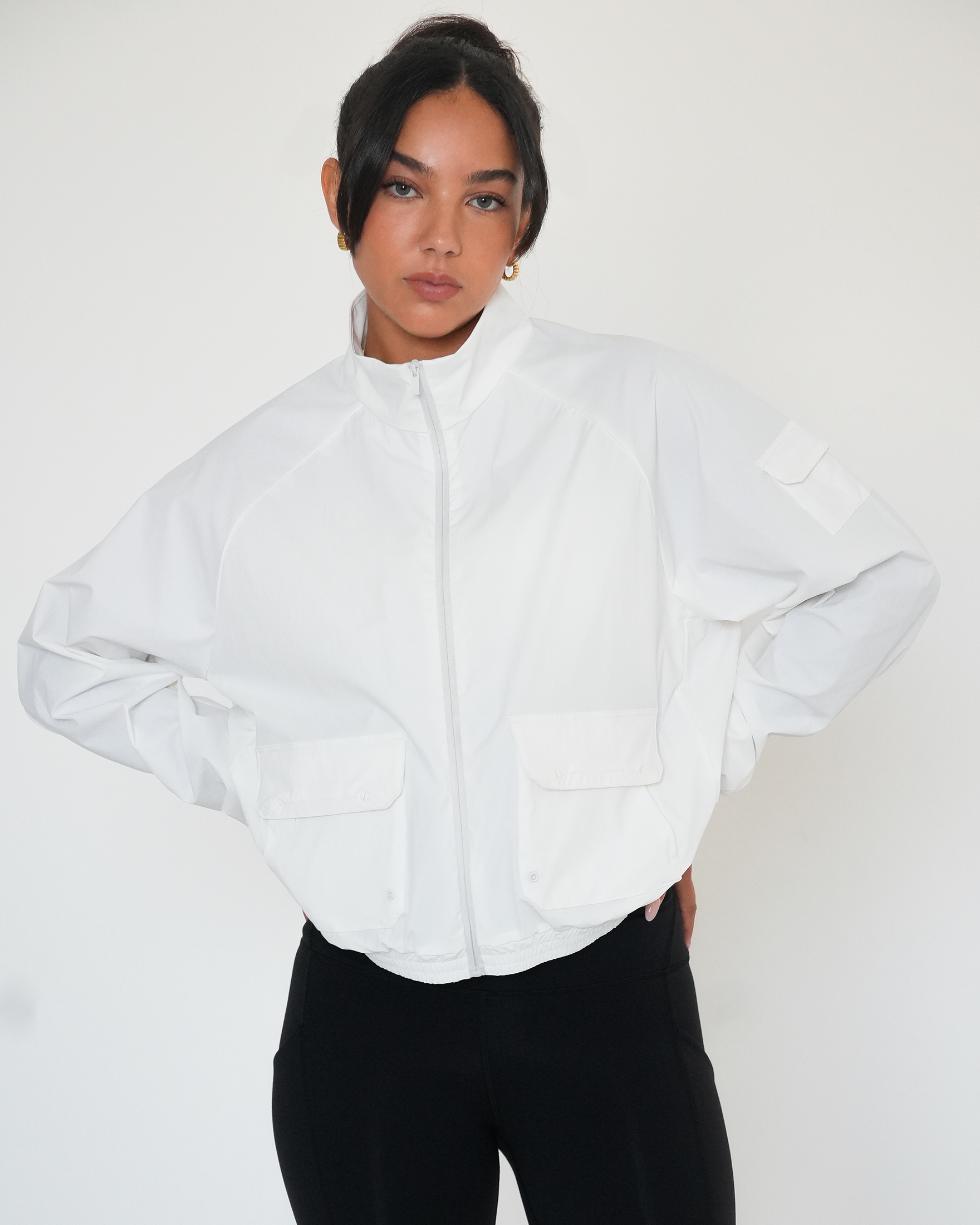 Cargo Nylon Windbreaker Jacket