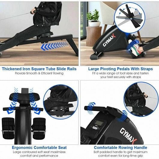 Foldable Fitness Rowing Machine