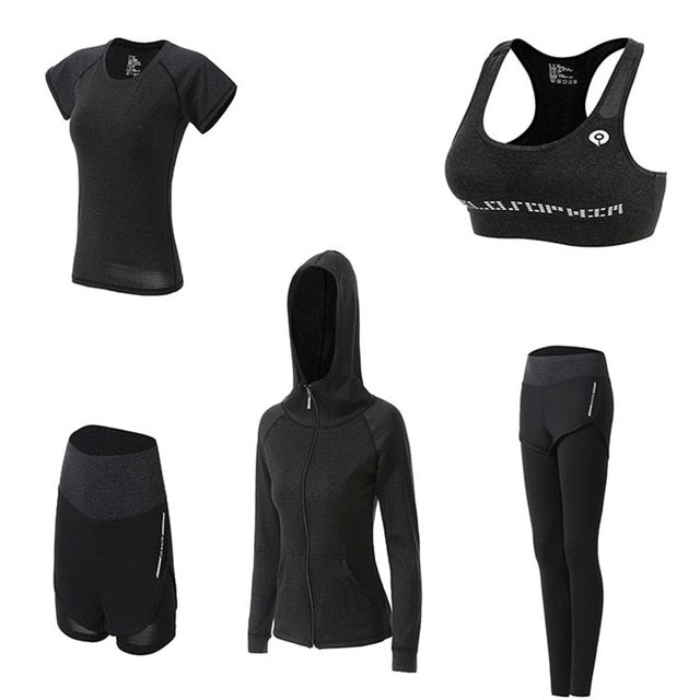 5Pcs Women's Fitness Set