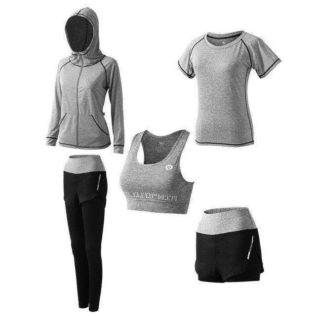 5Pcs Women's Fitness Set